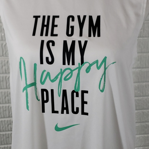 Nike Dri Fit Muscle Tee White - Picture 2 of 12
